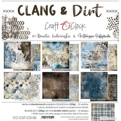 Clang & Dirt - papírkészlet 30,5x30,5cm