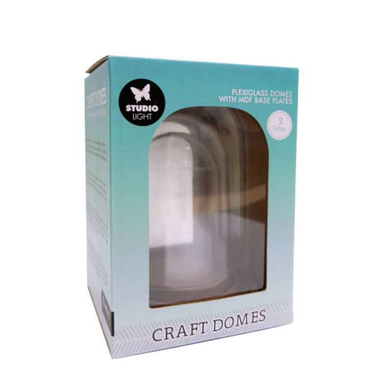 Plexiglas Craft Domes - 3db