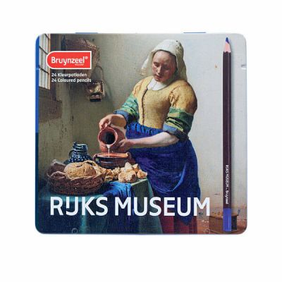 Bruynzeel Rijks Museum színesceruza készlet - 24db, Vermeer: Tejet kiöntő nő