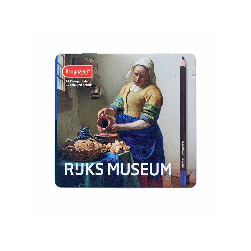 Bruynzeel Rijks Museum színesceruza készlet - 24db, Vermeer: Tejet kiöntő nő