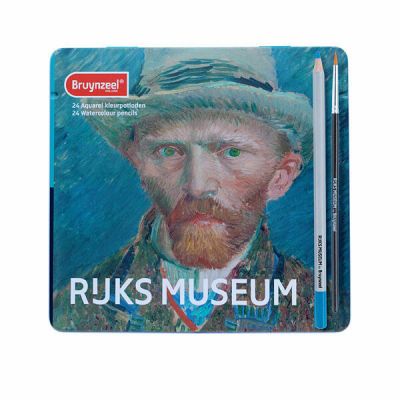 Bruynzeel Rijks Museum akvarellceruza készlet - 24db, Van Gogh önarckép