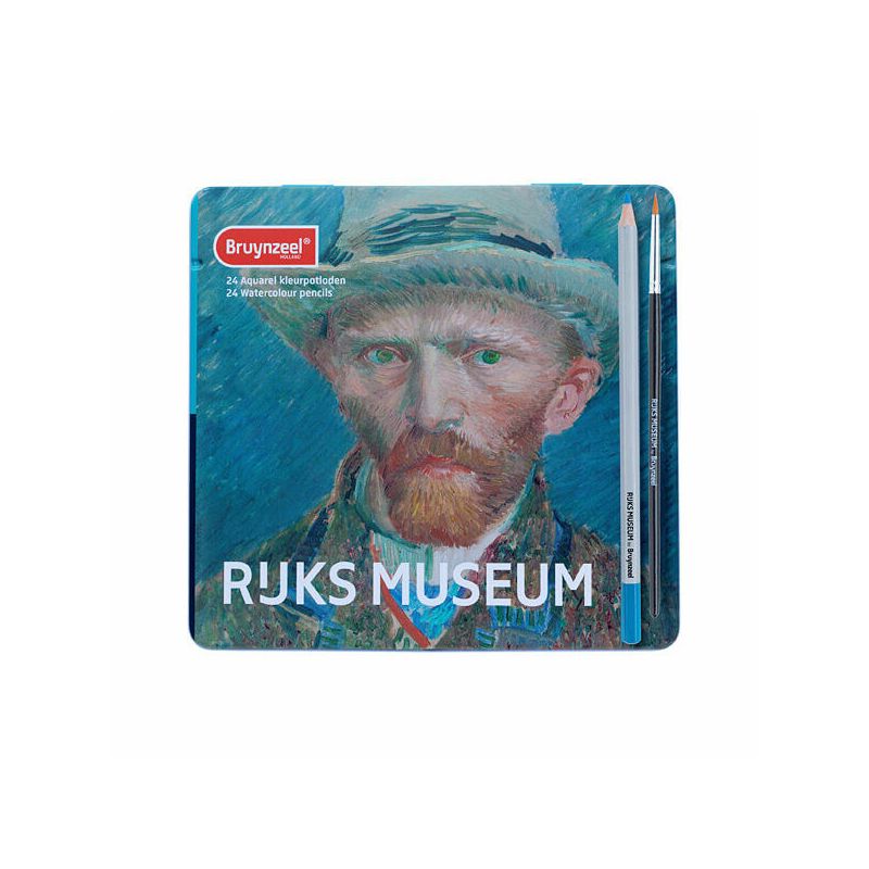 Bruynzeel Rijks Museum akvarellceruza készlet - 24db, Van Gogh önarckép