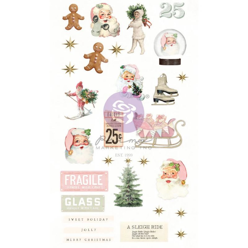 Christmas Market kollekció - Puffy Stickers Magical - 29db