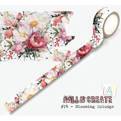 AALL and Create washi tape des.74 - Blooming Splodge