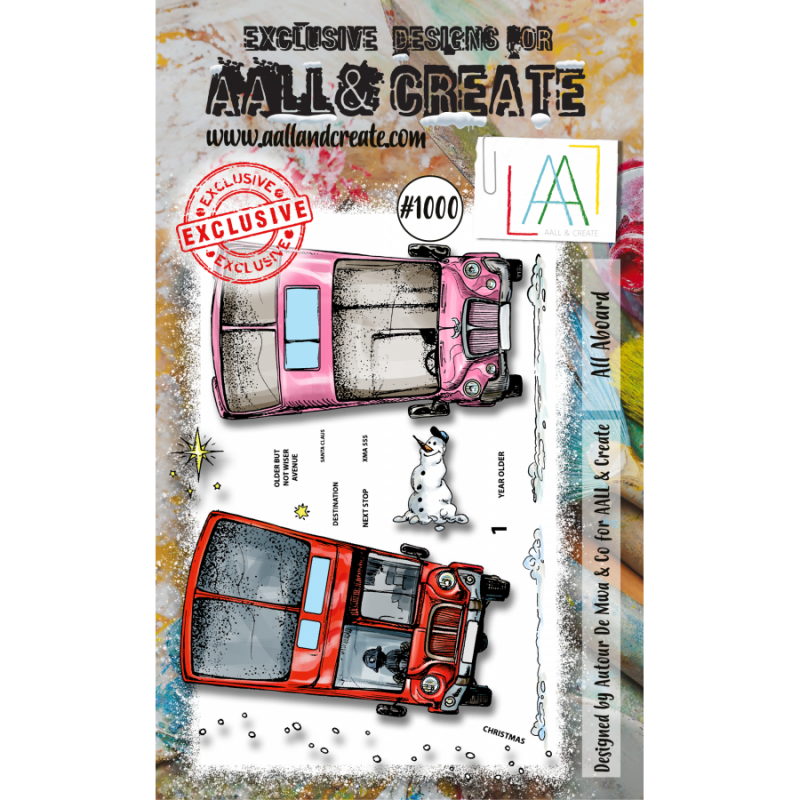AALL and Create A6-os bélyegző no.1000