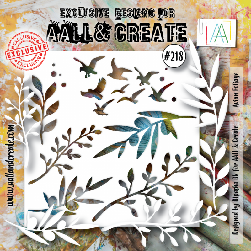 AALL and Create stencil no.218