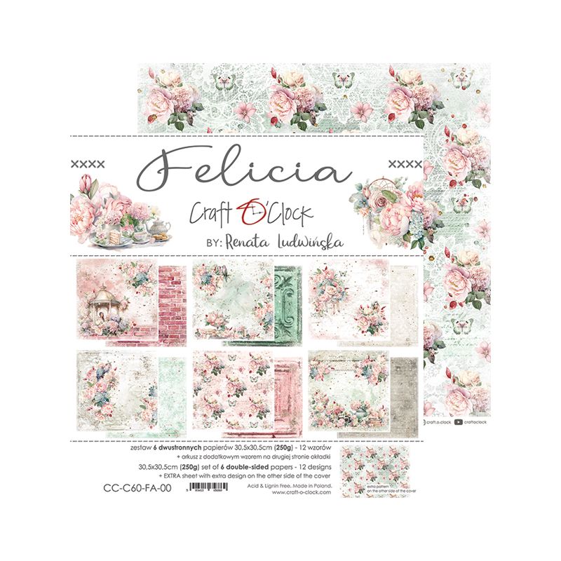 Felicia - papírkészlet 30,5x30,5cm