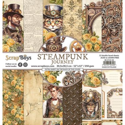 Steampunk Journey kollekció - 12"x12" - 12 lap