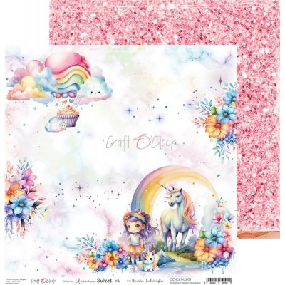 Unicorn Sweet - papírkészlet 30,5x30,5cm