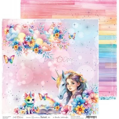 Unicorn Sweet - papírkészlet 15,25 x 15,25 cm