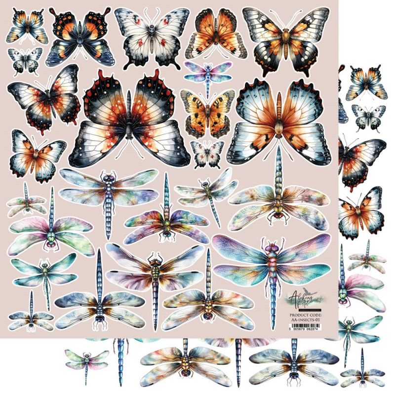 The Men's World - Insects - 12'x12'-es kivágóív