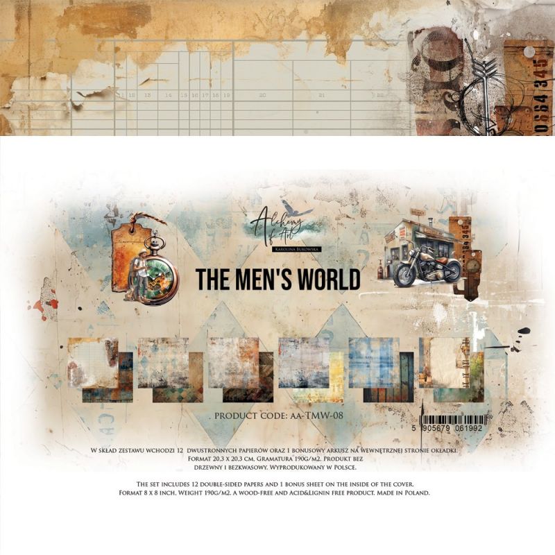 The Men's World kollekció - 8"x8" - 12 lap