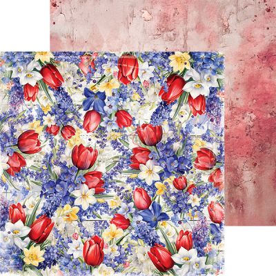 Tulip Love - papírkészlet 15,25 x 15,25 cm