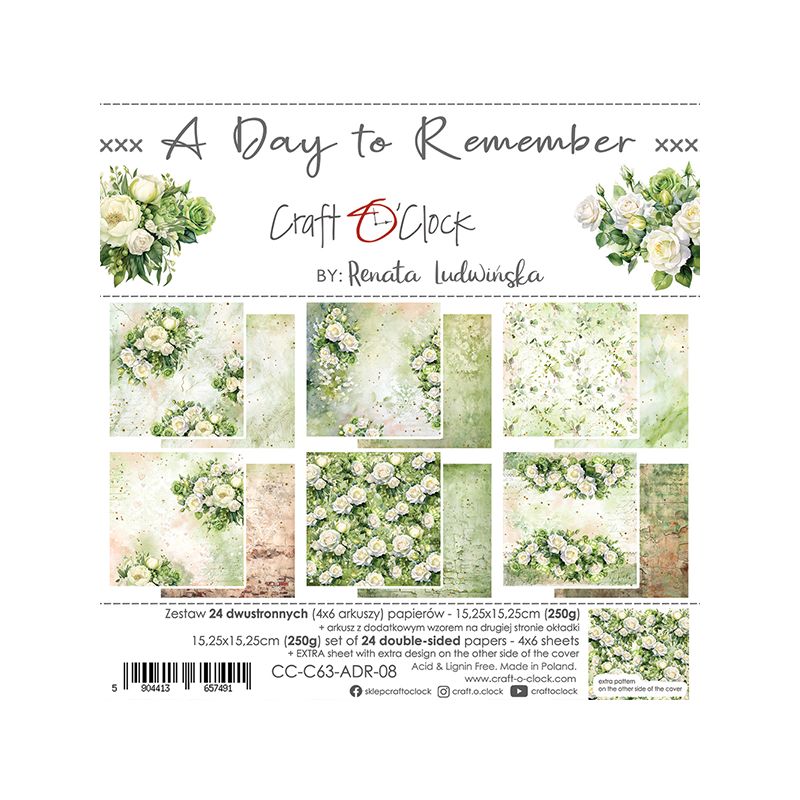 A Day to Remember - papírkészlet 15,25 x 15,25 cm
