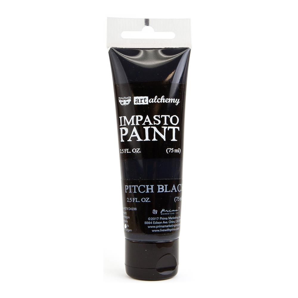 Finnabair - Art Alchemy - Impasto Paint - Pitch Black