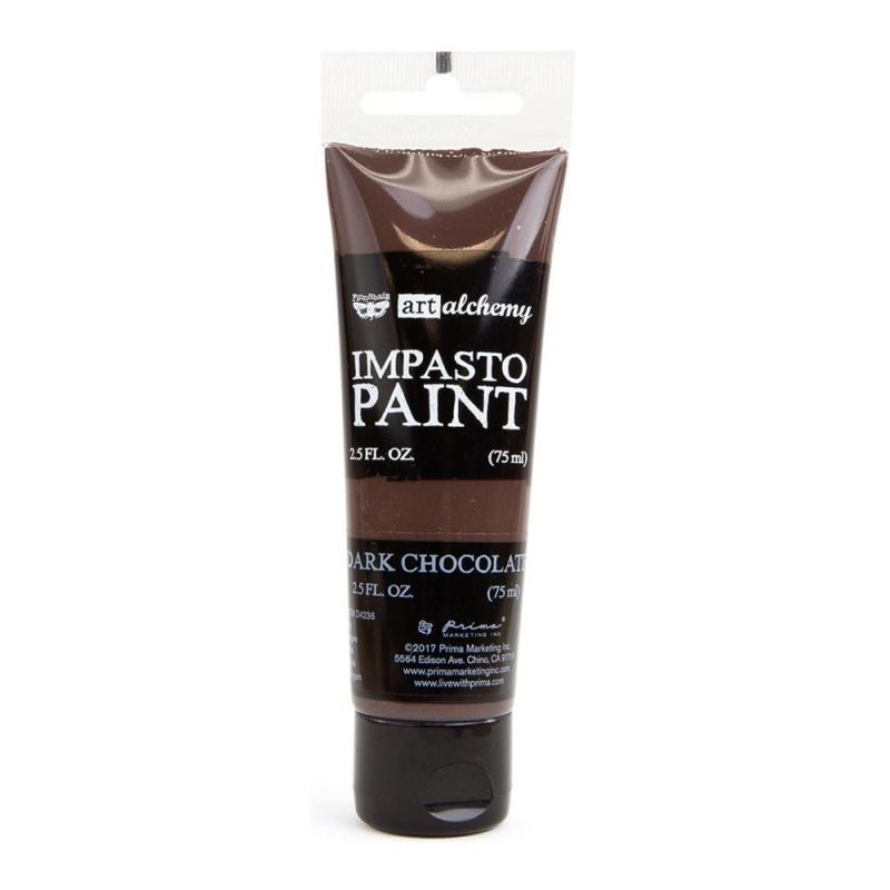 Finnabair - Art Alchemy - Impasto Paint - Dark Chocolate