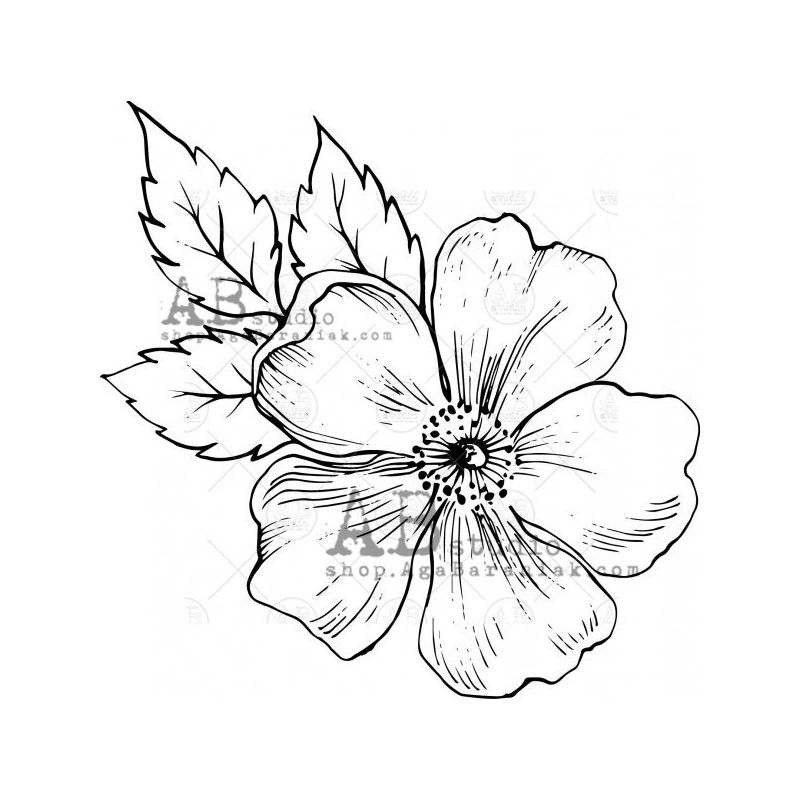 Gumibélyegző ID-528 "flower"