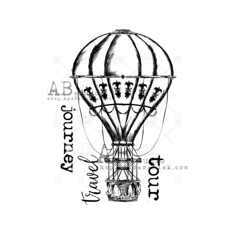Gumibélyegző ID-319 "vintage balloon"