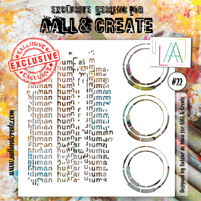 AALL and Create stencil no. 22